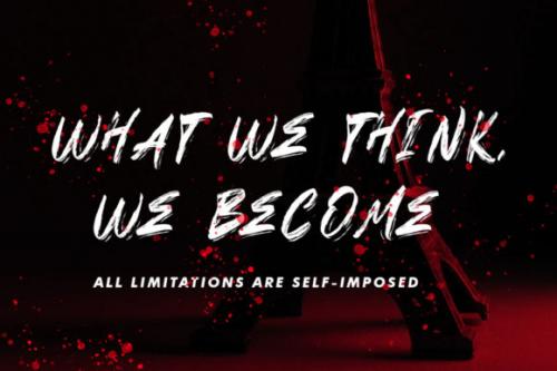 Goshbe Textured Brush Font 6