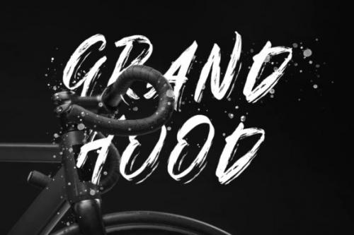 Goshbe Textured Brush Font 7