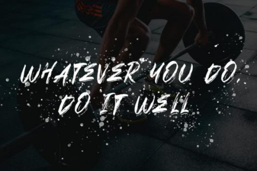 Goshbe Textured Brush Font 9