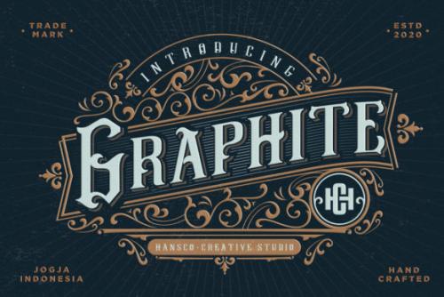 Graphite Blackletter Font 1