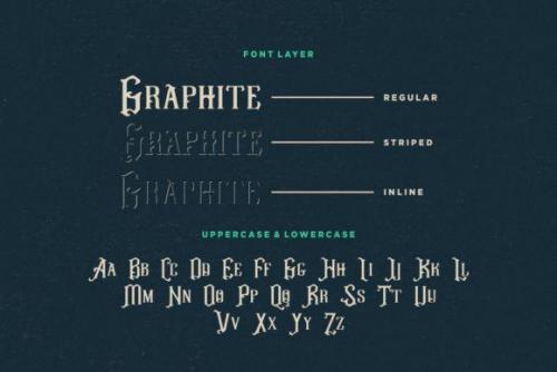 Graphite Blackletter Font 7