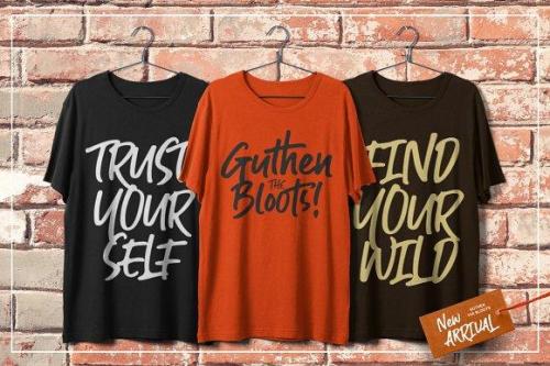 Guthen Bloots Brush Font 3