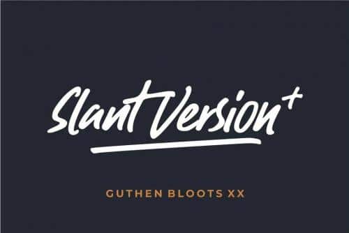 Guthen Bloots Brush Font 5