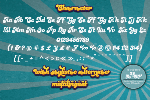 Gv. Time Script Font 4