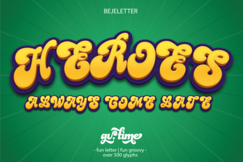 Gv. Time Script Font 5