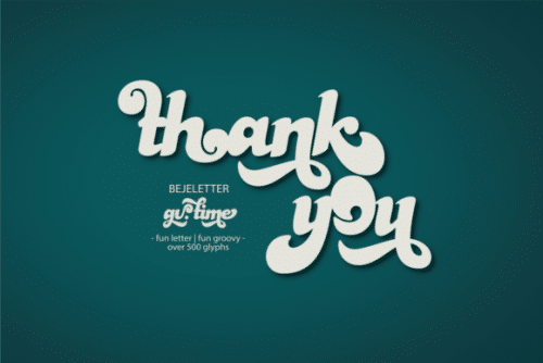 Gv. Time Script Font 7