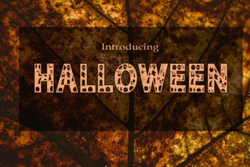 Halloween Display Font 1