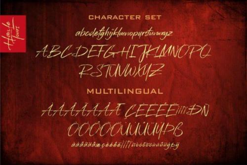 Han Le Tours Brush Font 10