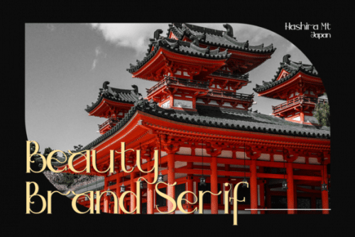 Hashira Mt Display Font 4