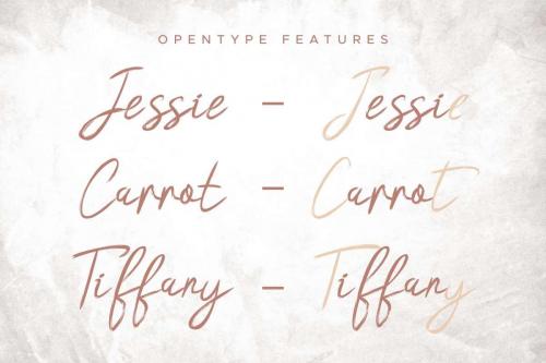 Hasita Hillary Brush Font 5