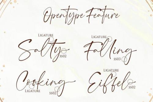 Hasta la Vista Signature Font 3