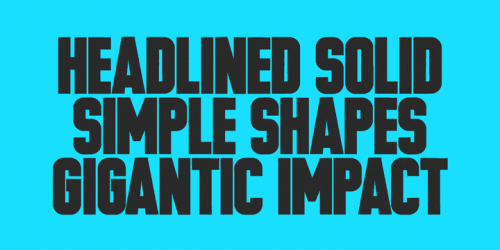 Headlined Solid Font 13