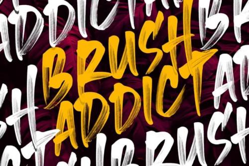 Heaters Brush Font 2