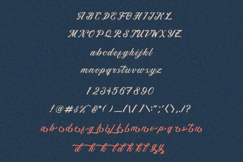 Higelak Script Font 10