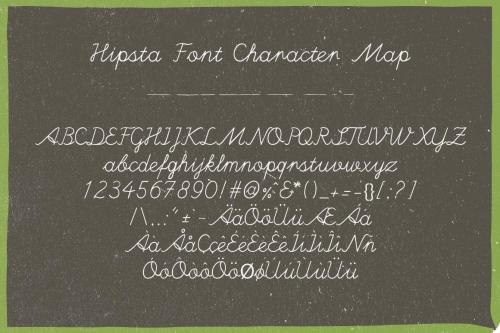 Hipsta Script Font 3