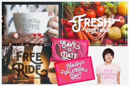 Hipster Letter Font  7