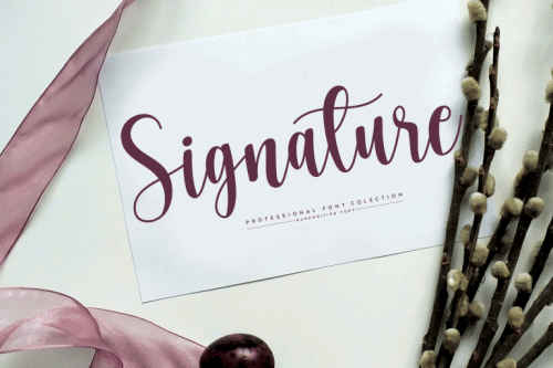 Homework Script Font 5