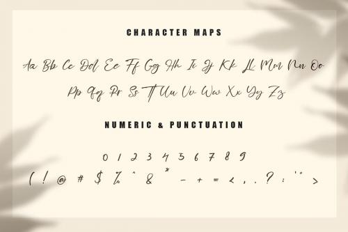 Honney Suggary Script Font 8