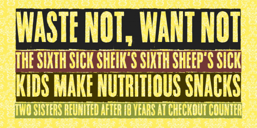 How do you sleep Font 2