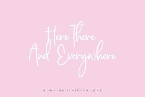 Howling Sinister Font 2