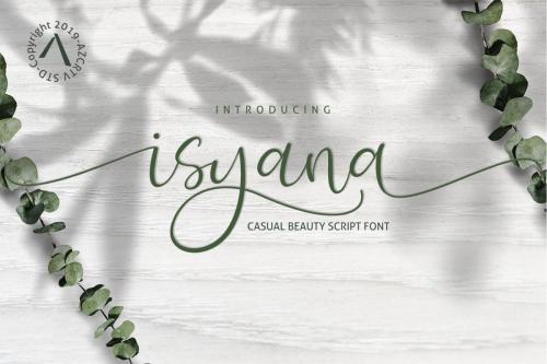 Isyana Script Font 1