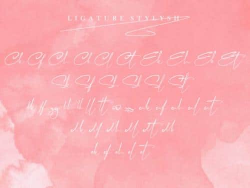 Jalitta Modern Calligraphy Font 12