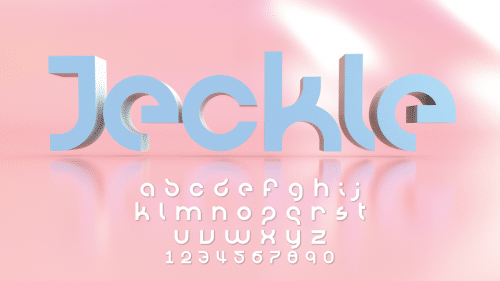Jeckle Display Font 1