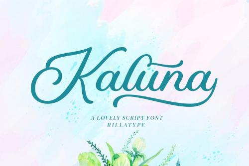 Kaluna Calligraphy Font 1