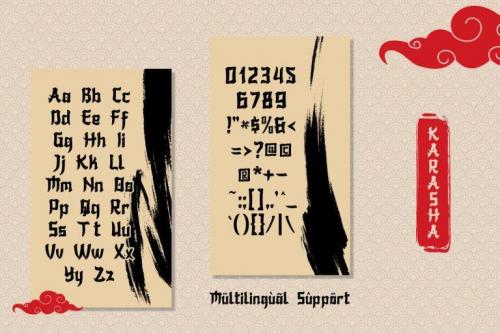 Karasha Display Font 3