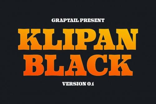 Klipan Black Font 1