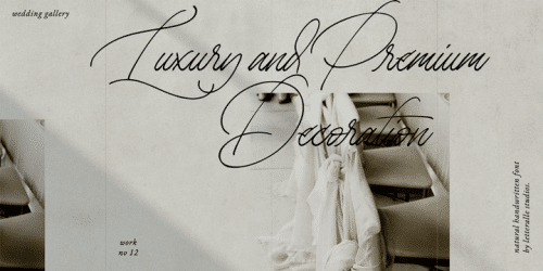 La Monte Script Font 6