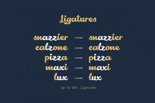 Lactosa Script Font 8