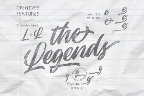 Lastwinter Script Font 4