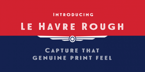 Le Havre Rough Font 1