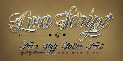 Lina Script Font Family  2