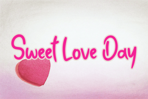 Love February Display Font 2