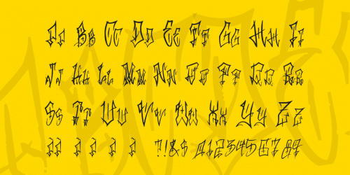 Love My Tattoo Font 2