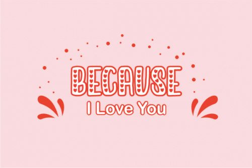 Love Story Font 4