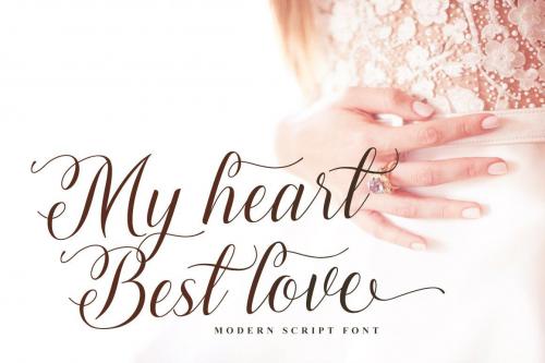 Lovely Girl Calligraphy Font 2