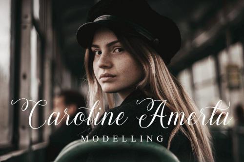 Lovely Girl Calligraphy Font 4