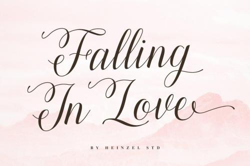 Lovely Girl Calligraphy Font 6