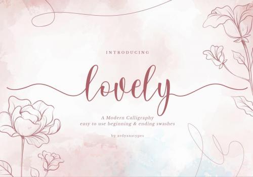 Lovely Script Font 1