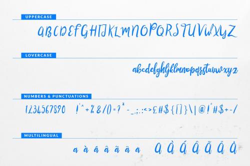 Lustinmal Script Font 6