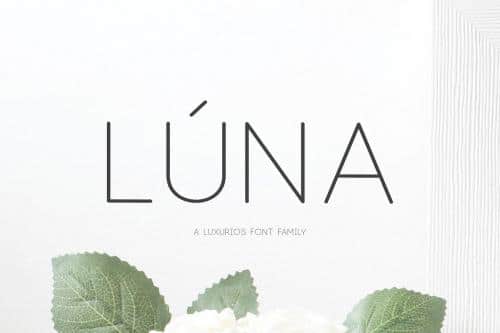 Lúna Font Family 7