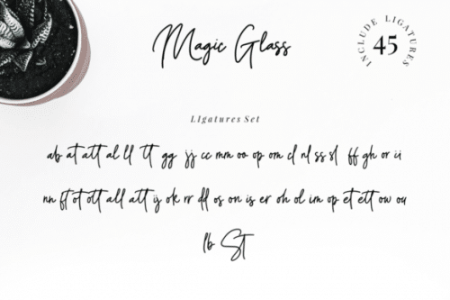 Magic Glass Handwritten Font 13