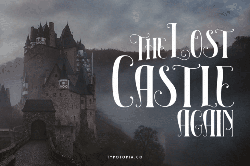 Maleficent The Elegant Display Font 4