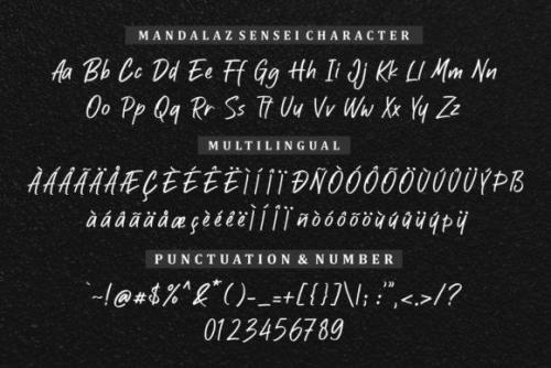 Mandalaz Sensei Font 12