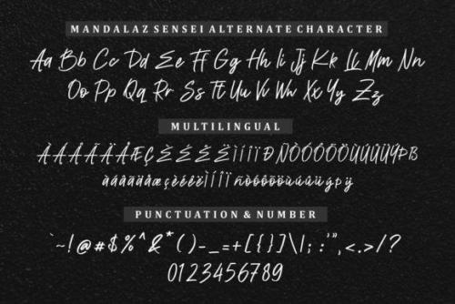 Mandalaz Sensei Font 13