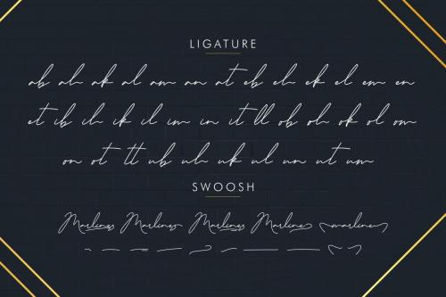 Marlines Signature Font 6