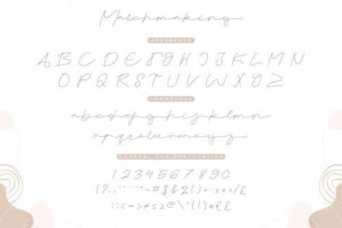 Matchmaking Handwriting Font 2